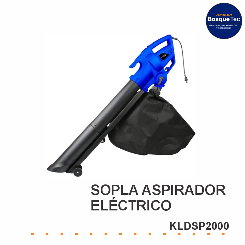 Sopla aspirador eléctrico kld 2000w kldsp2000