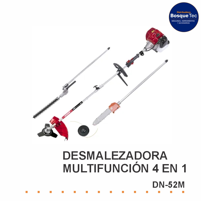 Desmalezadora 4 en 1 omaha 52 cc. dn-52m