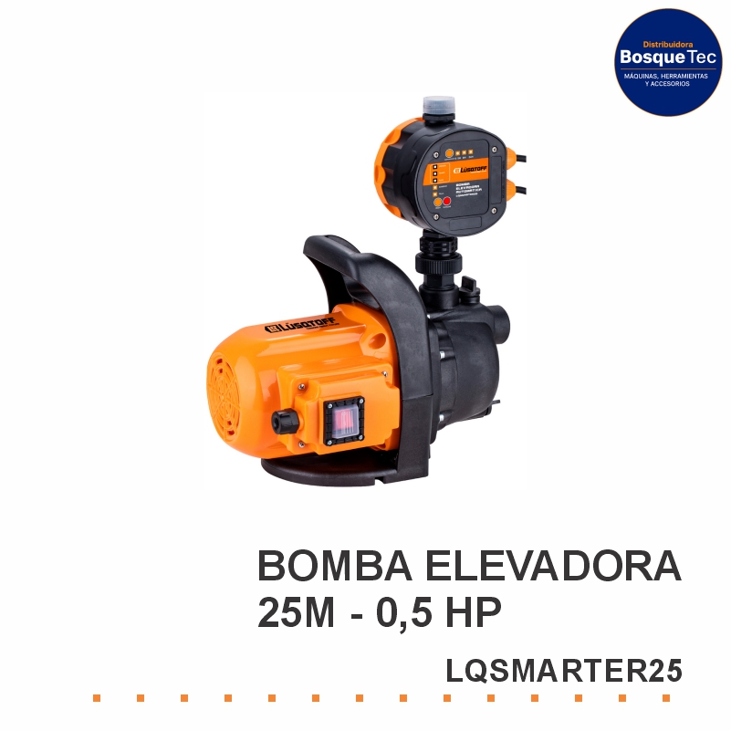 Bomba Elevadora 25M - 0,5 Hp Lusqtoff Lqsmarter25