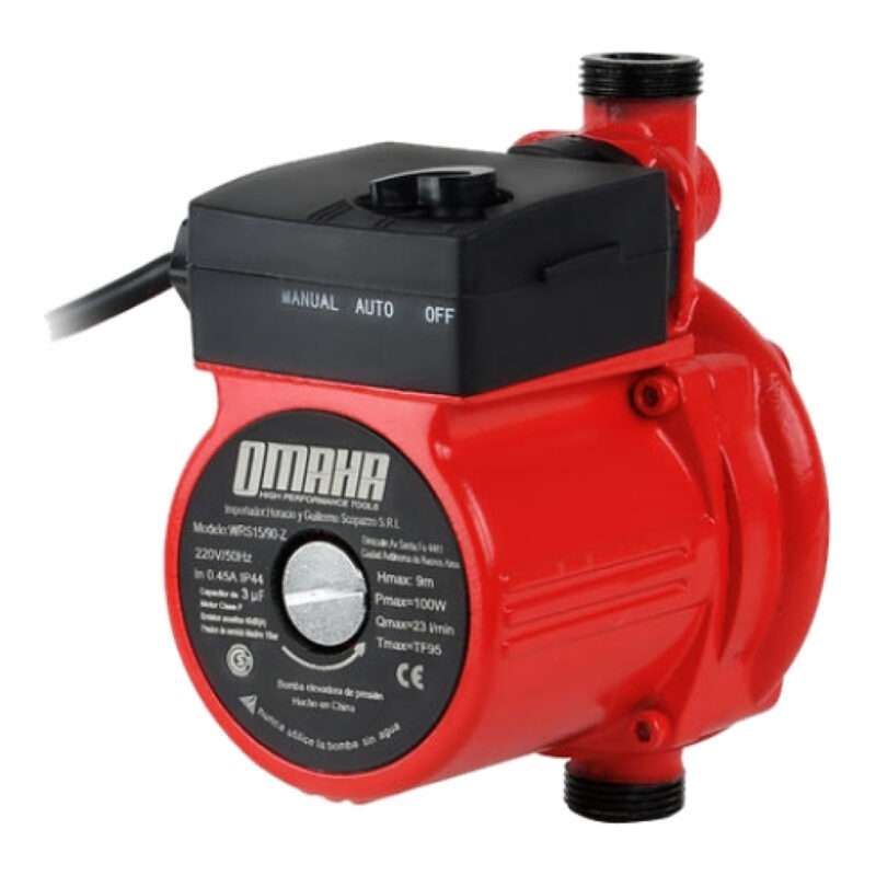 Bomba Elevadora De Presión 2 Baños Omaha Wrs-15-90Z