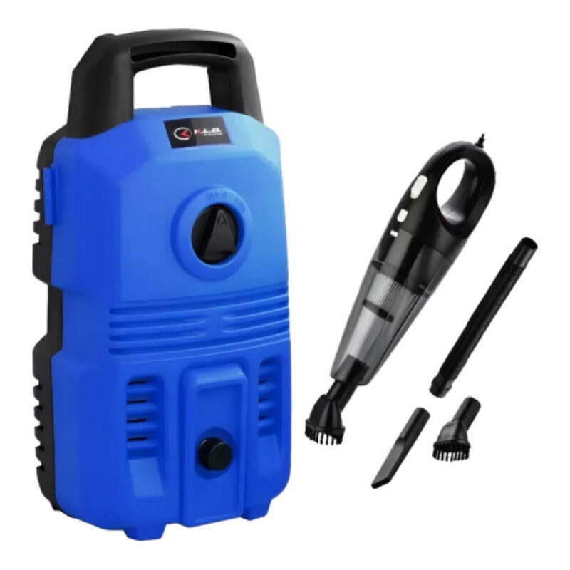 Hidrolavadora Kld 1300W + Aspiradora Auto Kld 12V Kldset15