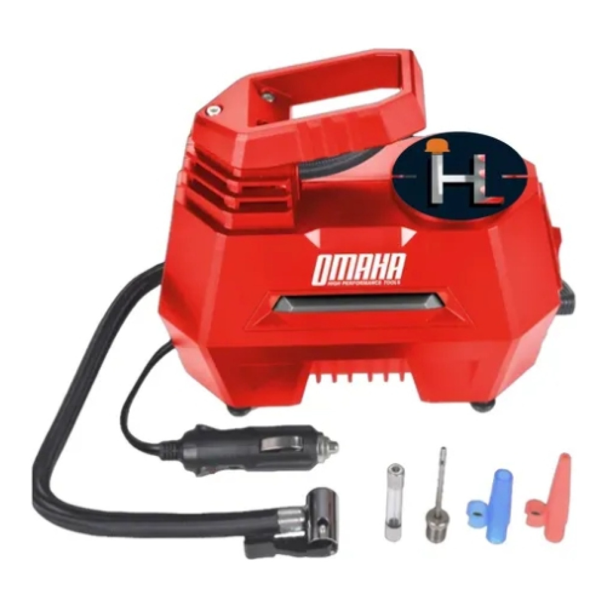 Compresor De Aire Portatil 12V 100W 150 Psi Omaha Om174Cap-12K