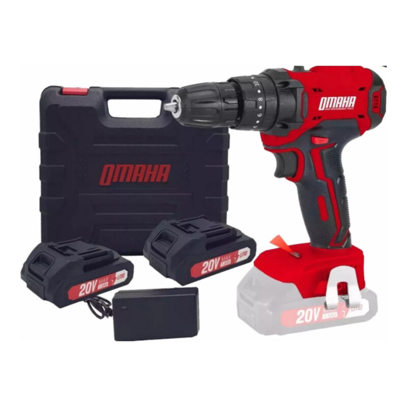 Taladro Atornillador con Percutor Omaha 20V Tbat-20