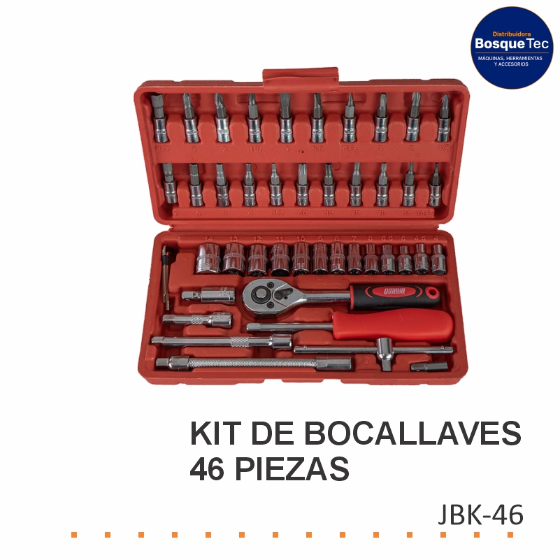 Kit de Bocallaves 46 Piezas JBK-46 Omaha