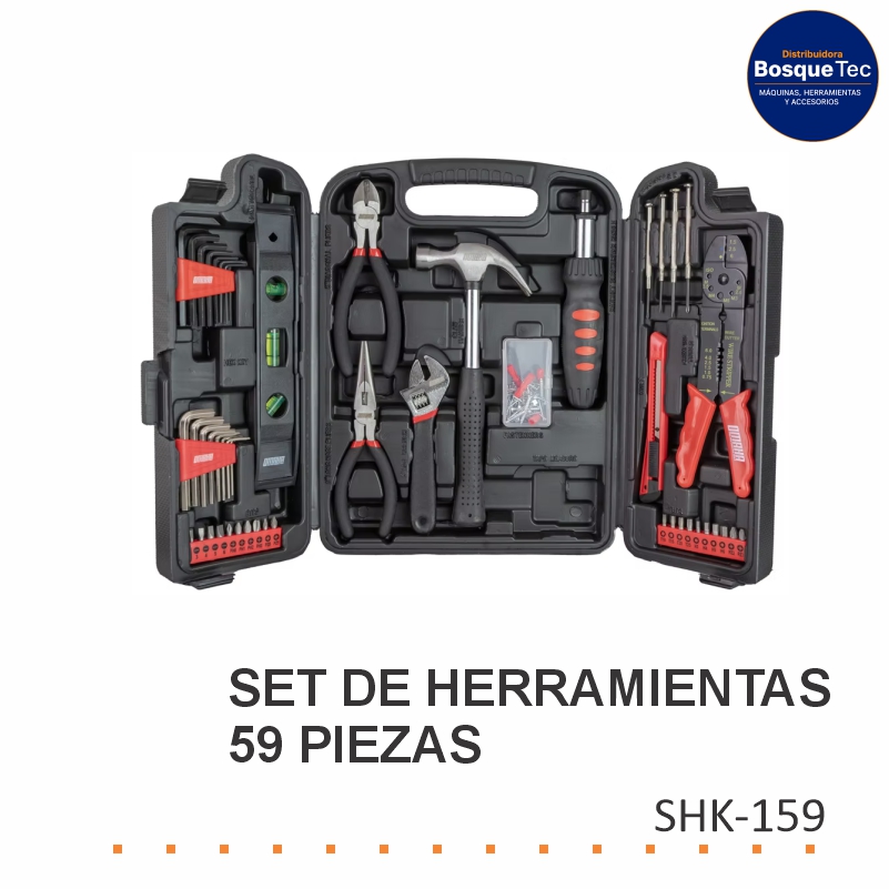 Set Herramientas 159 Piezas Omaha SHK-159