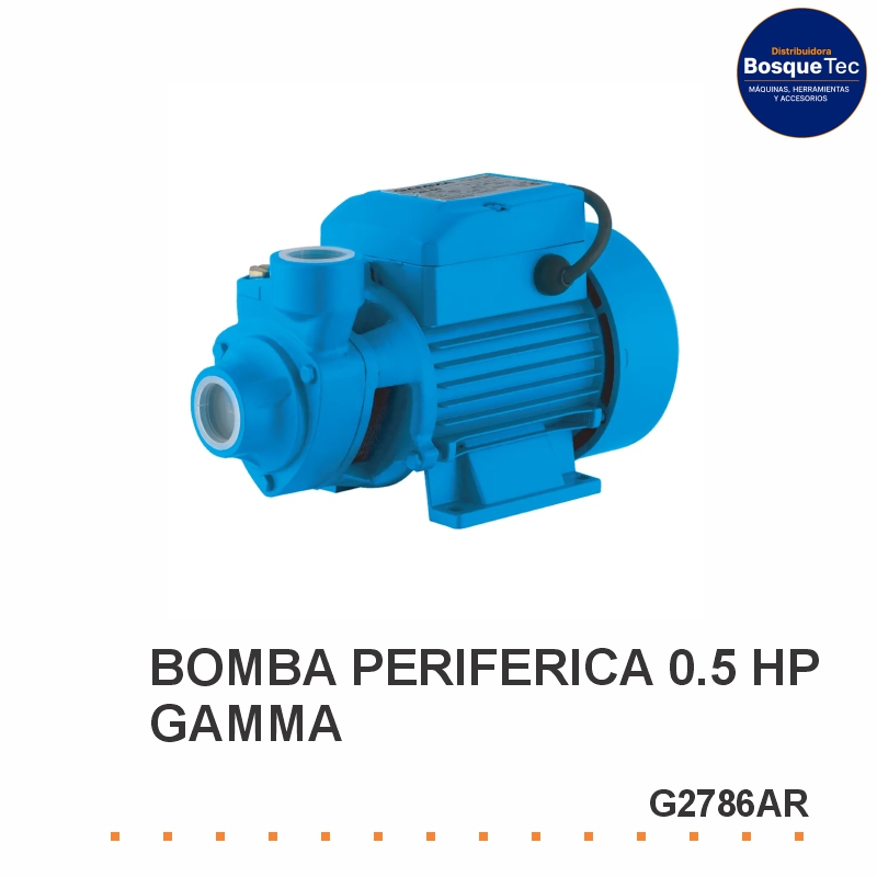 BOMBA PERIFERICA 0.5 HP GAMMA G2786AR