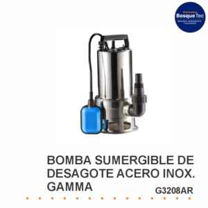 BOMBA SUMERGIBLE DE DESAGOTE ACERO INOX. GAMMA G3208AR