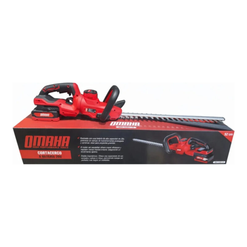CORTACERCO A BATERÍA 20V 58 CM OMAHA OM440.CCBAT-20