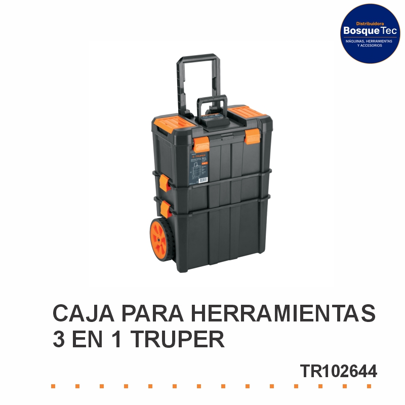 CAJA PARA HERRAMIENTAS 3 EN 1 TRUPER TR102644