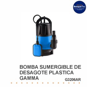 BOMBA SUMERGIBLE DE DESAGOTE PLASTICA GAMMA G3206AR