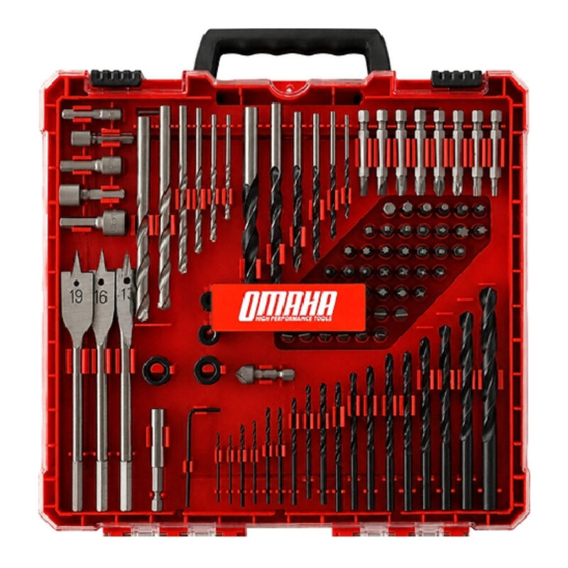 SET DE BROCAS Y PUNTAS 301 PIEZAS OMAHA SMK-301