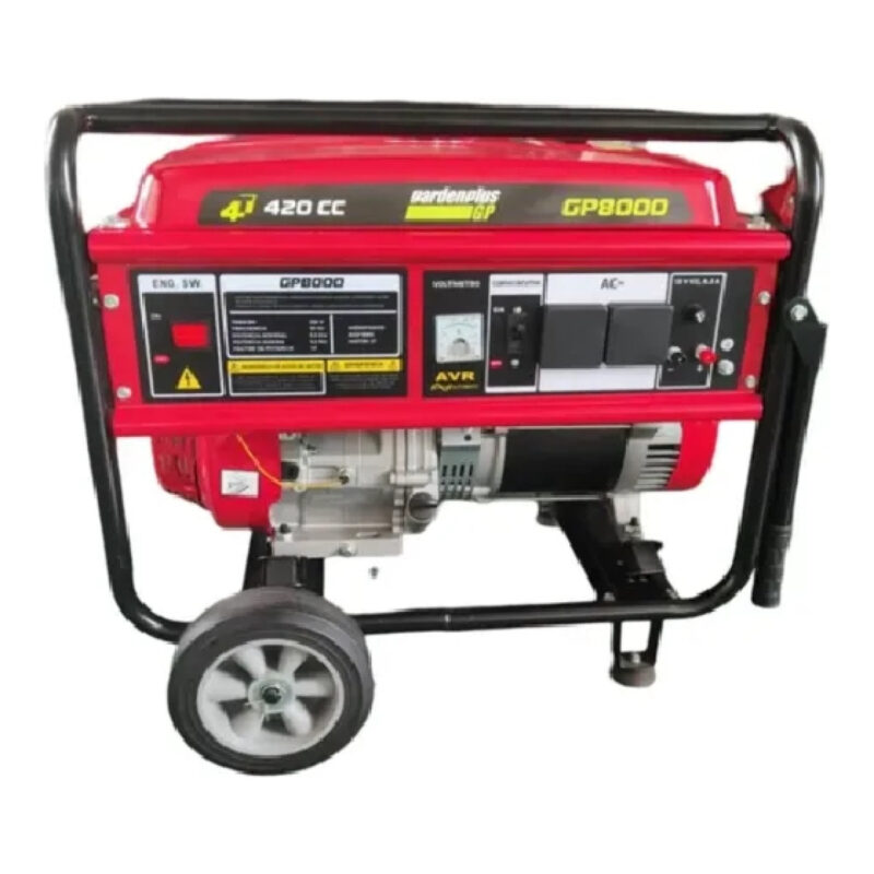 GENERADOR NAFTERO 8000W 220V MONOFASICO GARDEN PLUS GP8000