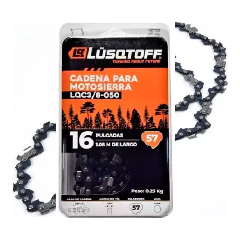 CADENA 16" 3/8 LP SEMICINCEL .050 57DL BLISTER (GS3800) LQC38-57DL