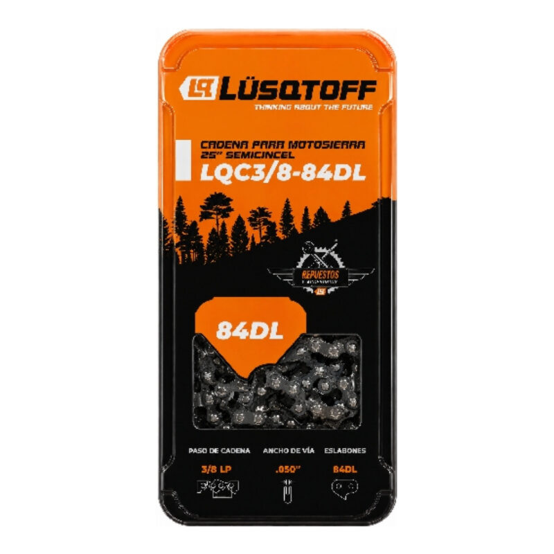 CADENA PARA MOTOSIERRA 25" SEMICINCEL MS381 / MOPL72-9 LUSQTOFF LQC38-84DL