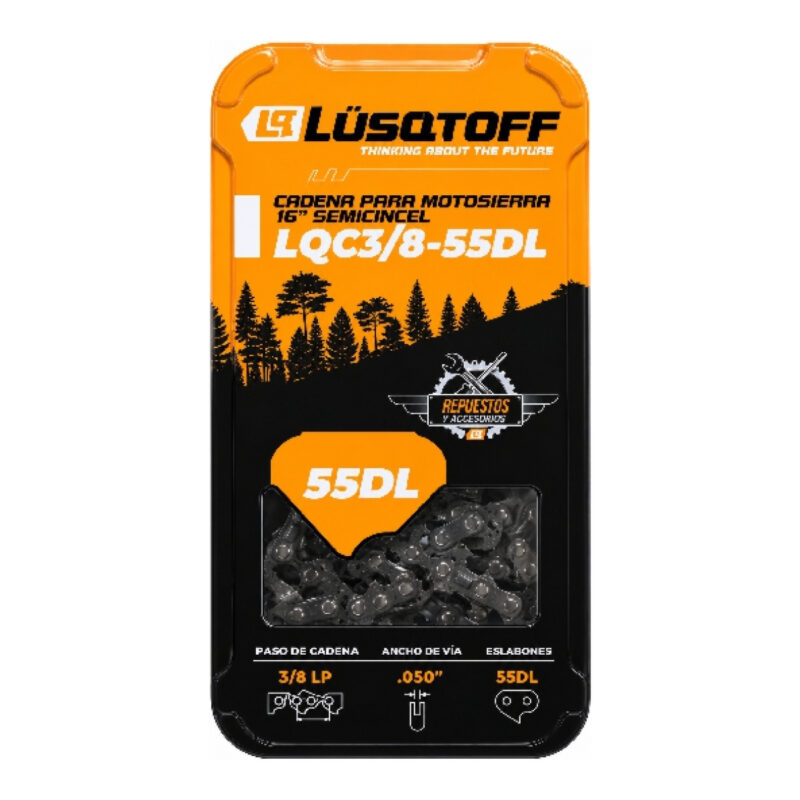 CADENA 16" 3/8 X LP 55 ESLABONES STIHL MS180 LUSQTOFF LQC38-55DL
